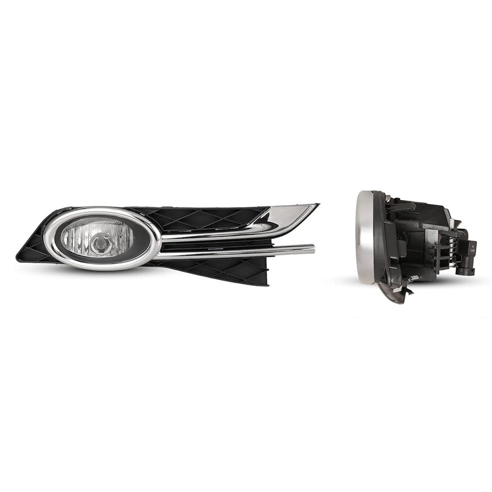 Car Fog Lights Clear Lens Lamps+Switch+Bezels for Honda Odyssey 2014 2015 -2017