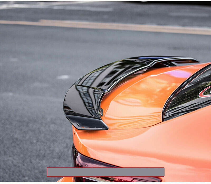 for Mazda 3 Axela Sedan 2019-2023 Black ABS Rear Trunk Lip Spoiler Duckbill Wing
