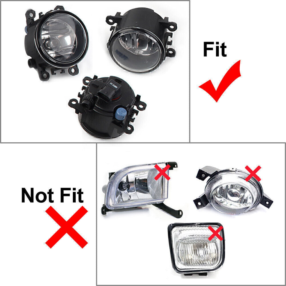 Fog Lights Headlight+Cover+Harness Switch for Mitsubishi Outlander 2016-19