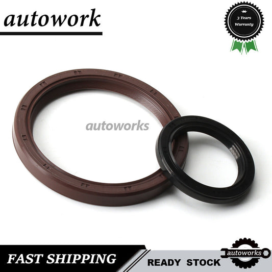 1set NEW Engine Crankshaft Front+Rear Oil Seals 91212-R1B-A01 for Acura RSX TSX