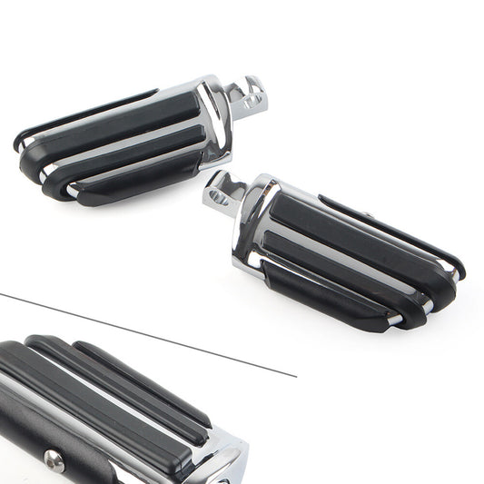 2x Male Foot pegs Footrest Pedal 32mm 1.25 for Harley Iron XL 883 1200 Dyna
