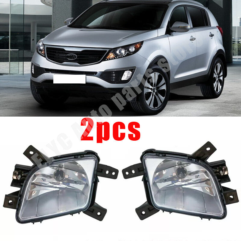 Left  Right Front Driving Light fog Lamp for Kia Sportage SUV 2011-2013