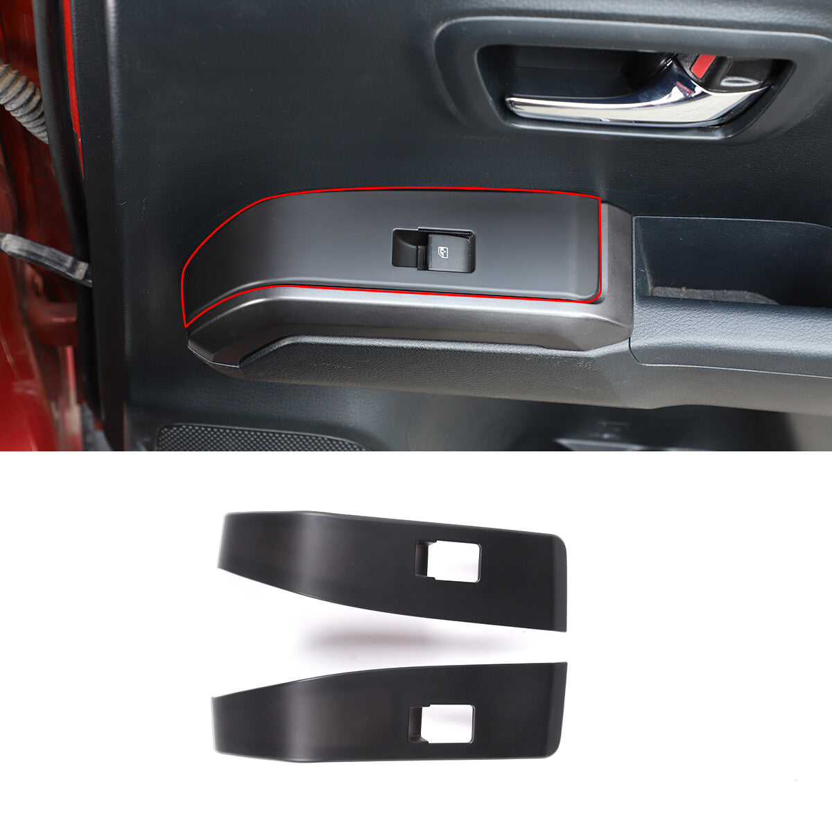 Alloy door mule fuel tank cap safety lock replacement part for Toyota Tacoma 2016 - 2022