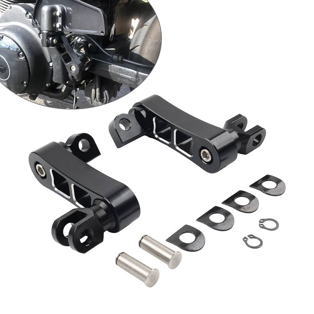 Foot Peg Mount Extensions Fit for Harley Sportster XL883 Softail Dyna Touring