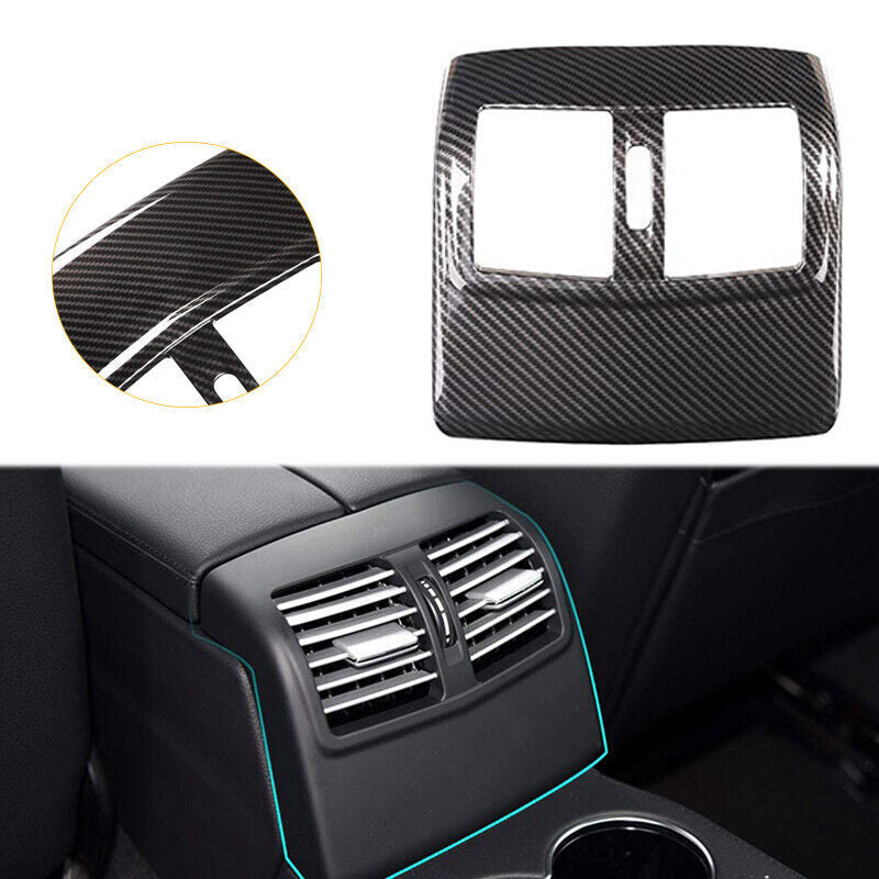 Carbon Fiber Rear Air Condition Outlet Vent Cover for Mercedes-Benz W212 E-Class