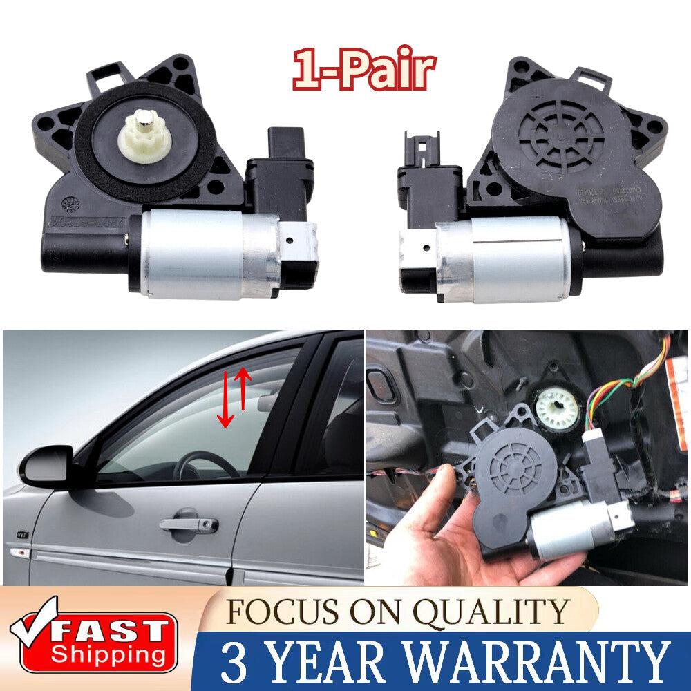 2PC Front Right  Left Window Lifter Regulator Motor for Mazda CX-7 CX-9 RX-8