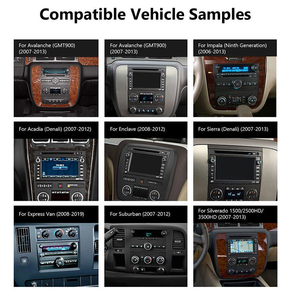 for GMC for Sierra 2007-2018 Android Auto Carplay Car Stereo Radio Screen GPS Navi