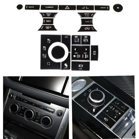 Carbon fiber ABS electronic parking brake gearshift cover for Subaru WRX 2022-24