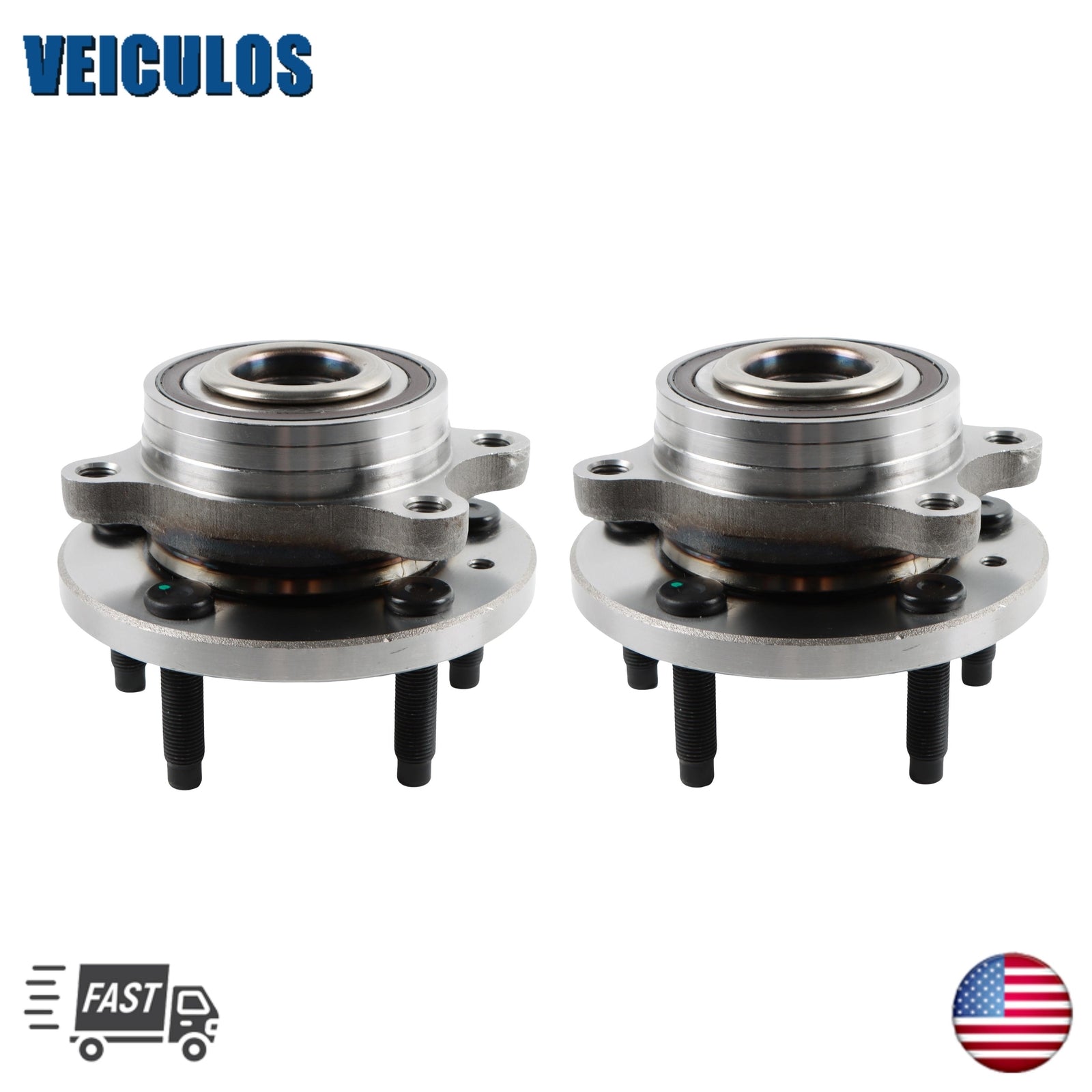 2X Front Wheel Hub  Bearings for 2013-2019 for Ford Taurus Flex for Lincoln MKS MKT