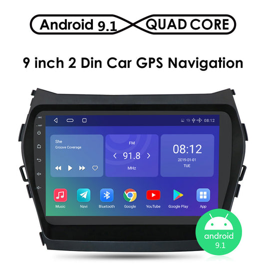 Car 2Din for Hyundai ix45 Fe 13-17 Wifi Android Radio Multimedia GPS Navigation