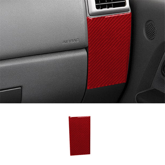 Red Carbon Fiber Right of Glove Box Cover Trim For Colorado 2004-12/ for Canyon 05-12