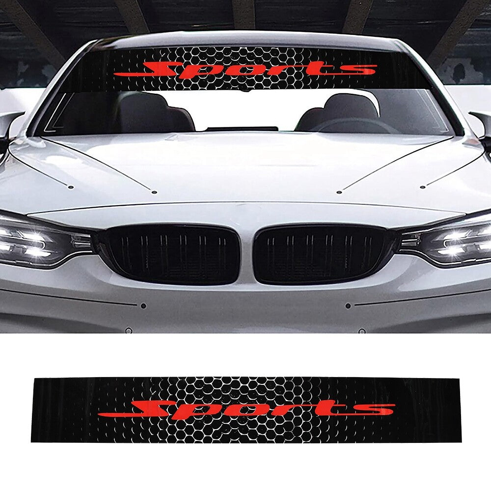 Front Windshield Decal,Car Front Rear Window Sticker,Sprots Car Window Vinyls