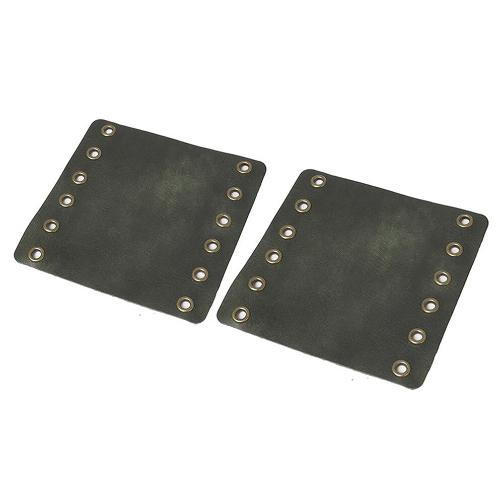 Leder-Handgriffabdeckungen Retro-Wraps-Schutz-Paar f¨¹r for Harley Cafe Racer Cyan