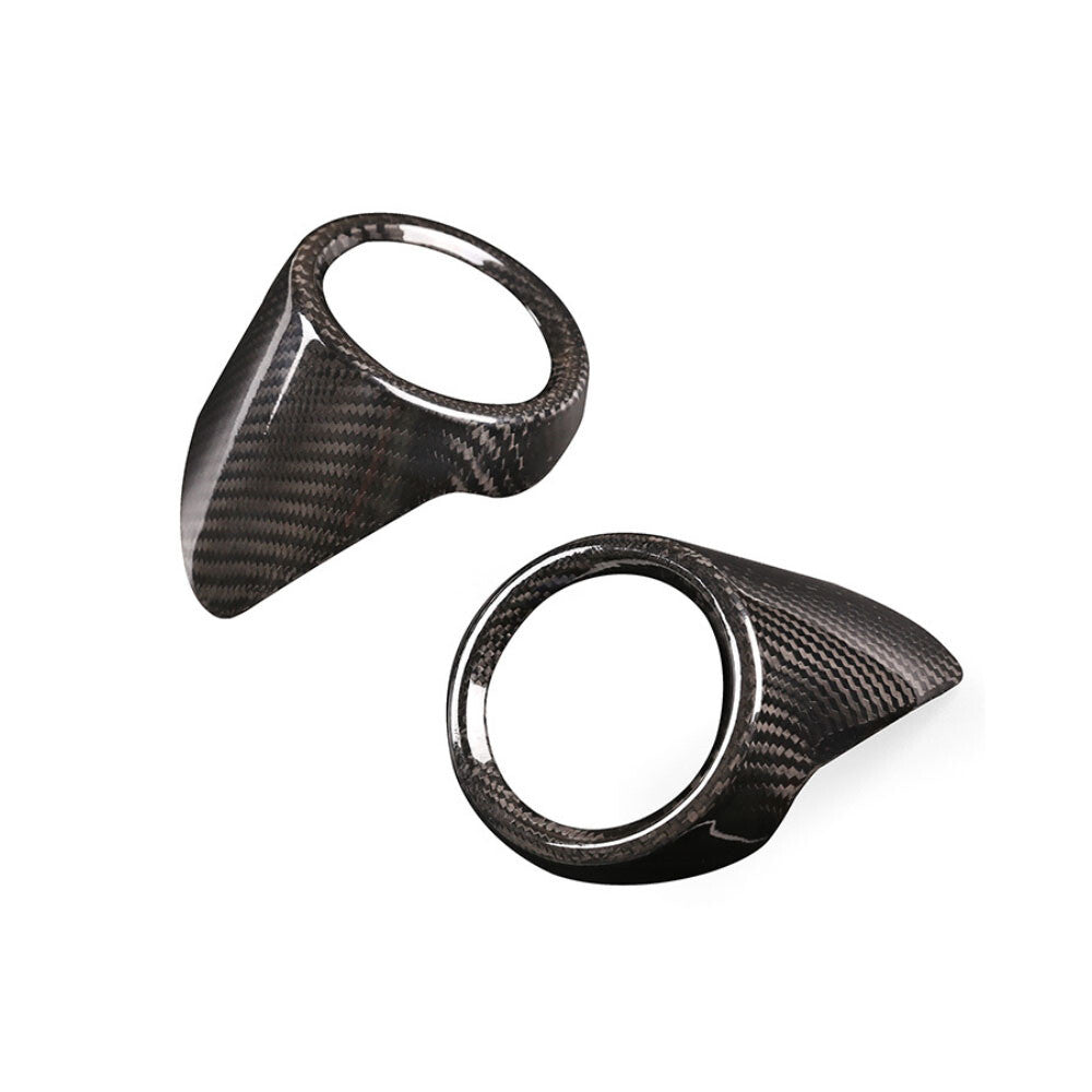 Real Carbon Fiber Rear Air Vent Outlet Ring Trim for Alfa Romeo Giulia 2017-2021