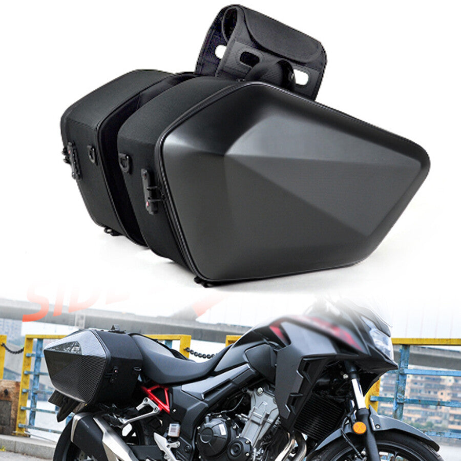 60-liter motorcycle side pocket hanging basket saddle bag waterproof bag luggage storage in the