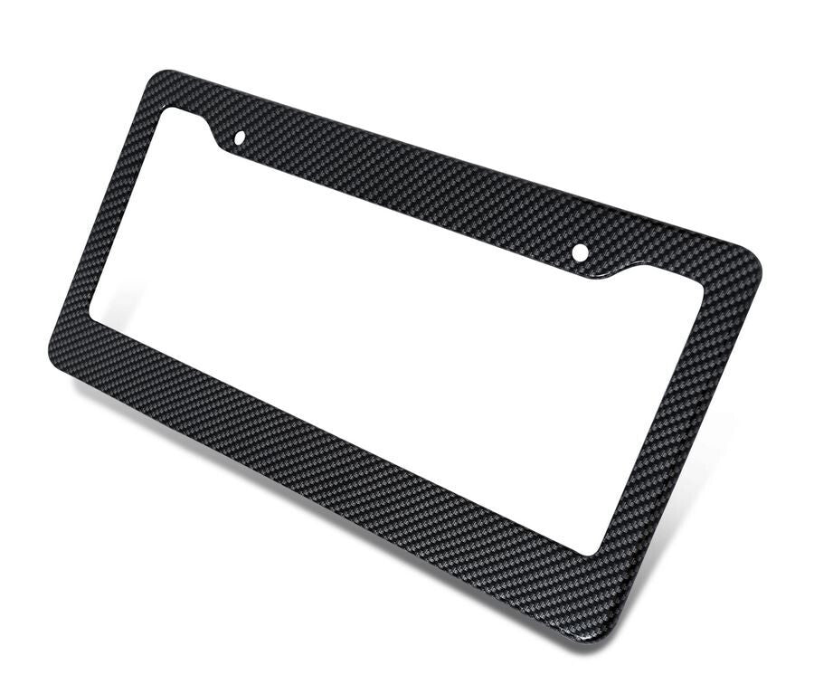 Suitable for Kia and for Lexus car license plate frame cover caps and trunk black carbon fiber