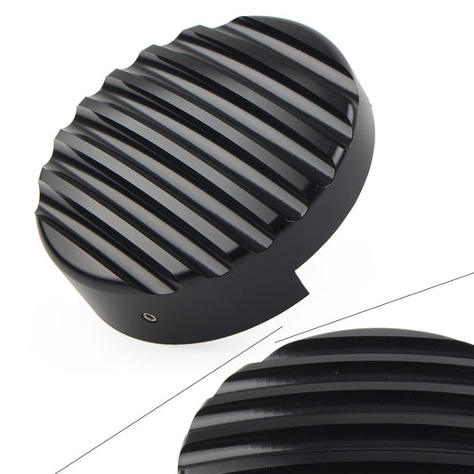 1xCNC Derby Timing Timer Cover Horizontal Pattern for Harley XL883 2013+ Black B