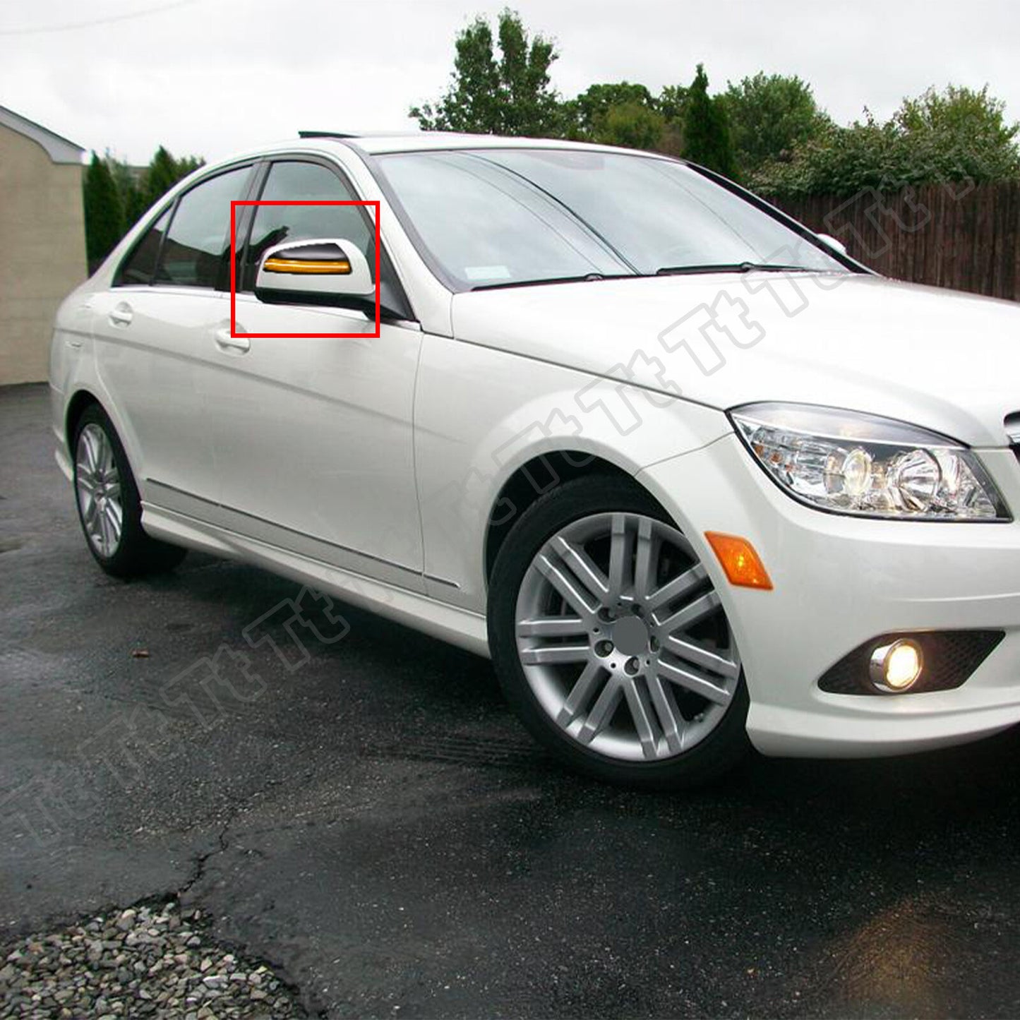 2x Side Mirror Turn Signal Lights for 08-15 for Mercedes W164 C250 C300 C350 C63 AMG