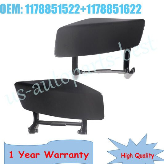 Pair LeftRight HeadLamp Cleaning Cover Cap Fit For 2014-2016 for Mercedes C117 CLA