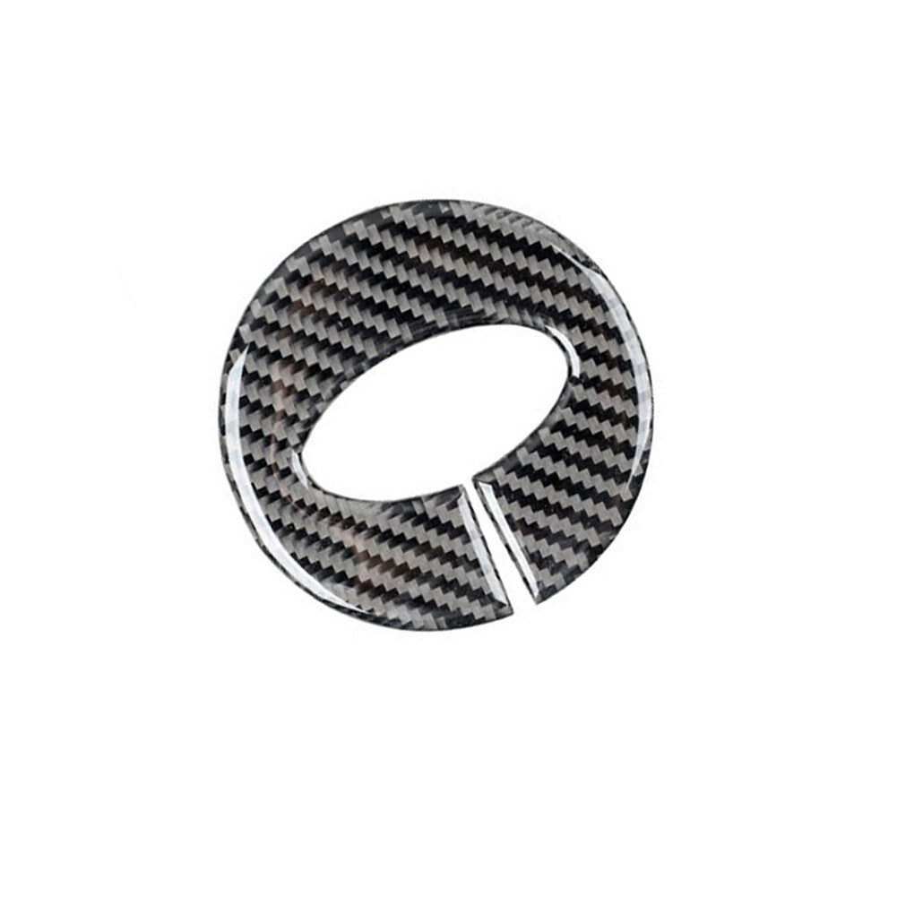 Carbon Fiber Interior Steering Wheel Cover Trim for Subaru Forester 2009-2013