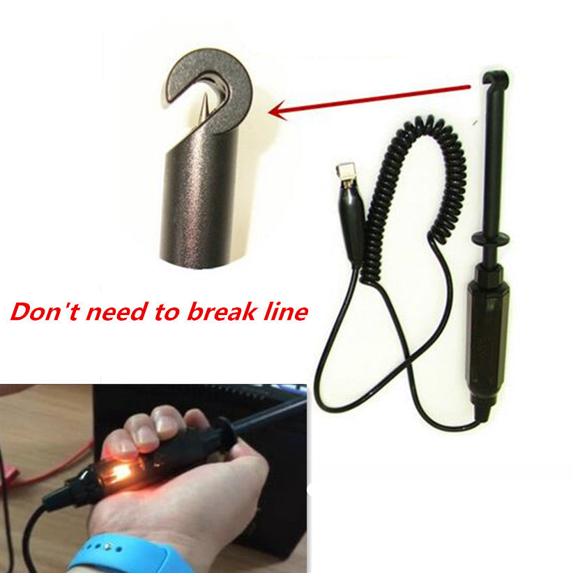 DC 6V-24V Portable Car Truck Engine Circuit Tester Test Pencil Light Hook Probe
