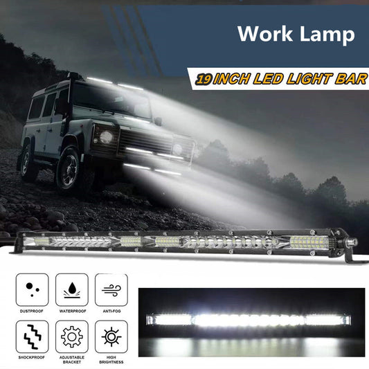 Car Single Row Super Lighting LED Light Bar LED Work Light Bar 150W OffRoad Lamp