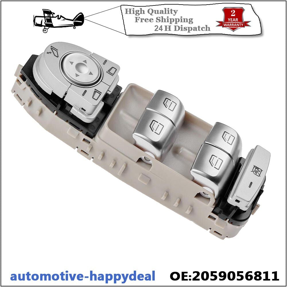 Driver Window Switch for Mercedes A2059056811 A2229056800 W205 S205 X253 C253 UK