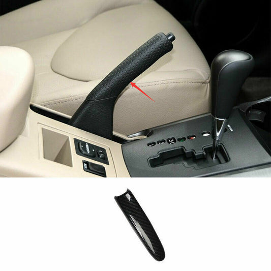for Toyota RAV4 2006-2012 Carbon Style ABS Console Shifter Hand Brake Cover Trim
