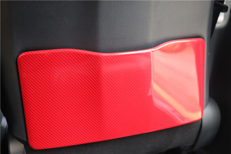 Car Interior Decoration Full Set Trim 15PCS for Lexus for ES 18-21 Red Carbon Fiber