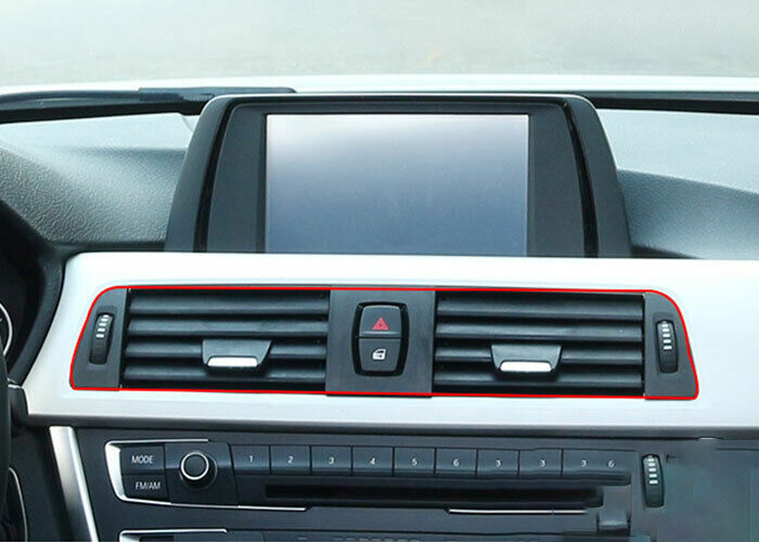 for BMW 3 4 Series GT 2014-2018 Carbon Fiber Middle Air Outlet Vent Cover Trim