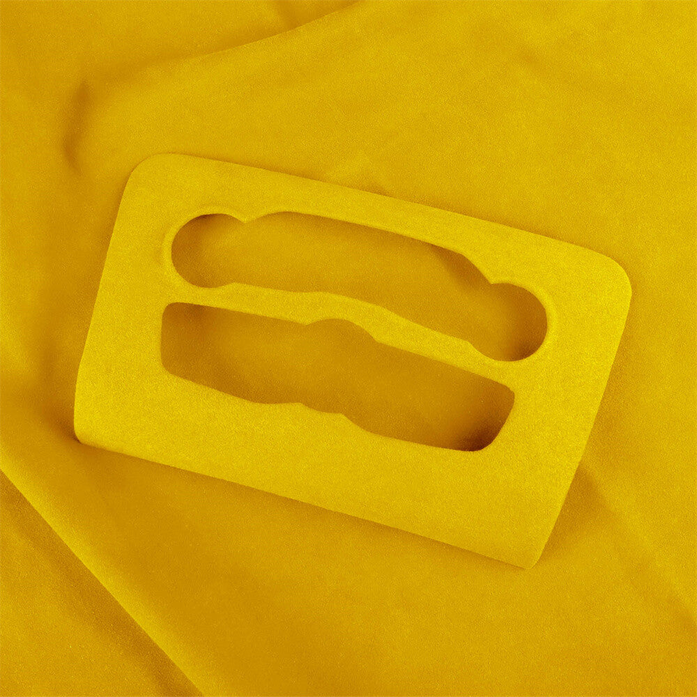 Suede Yellow Central Control Air Condition AC Panel Trim for Dodge Charger 2015+