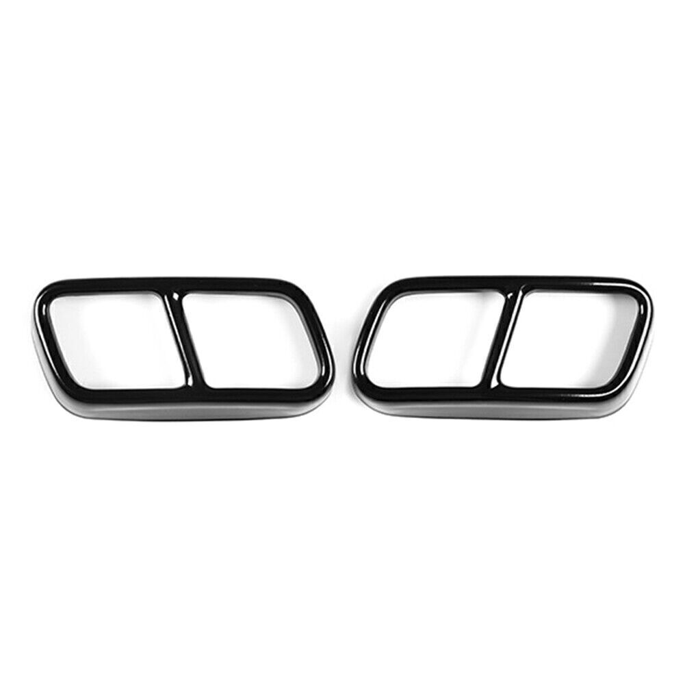 for BMW F01 7 Series 2009-2014 Rear Tail Muffler Exhaust Pipe Output Cover Trim