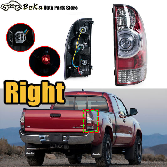 1-piece set of right LED rear brake light and taillights for 2005-2015 for Toyota Tacoma pickup trucks.