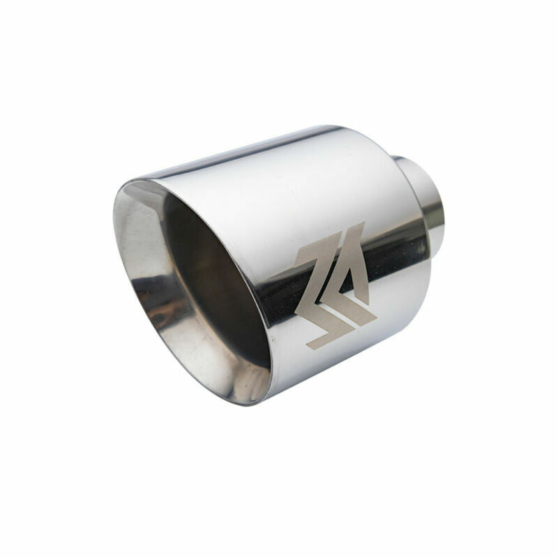 Universal 2.5'' inlet 5'' outlet Exhaust End Tips Muffler Exhaust Tip Sliver