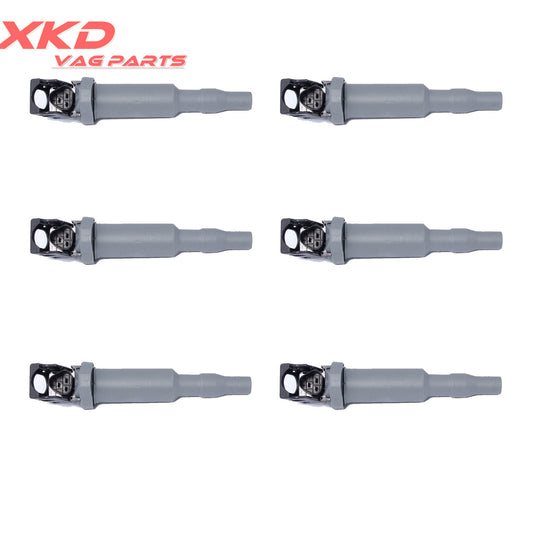6-Piece Gray Ignition Coil Kit for BMW 325i, 525i, 330i, 530i, 530xi N52 2137548553