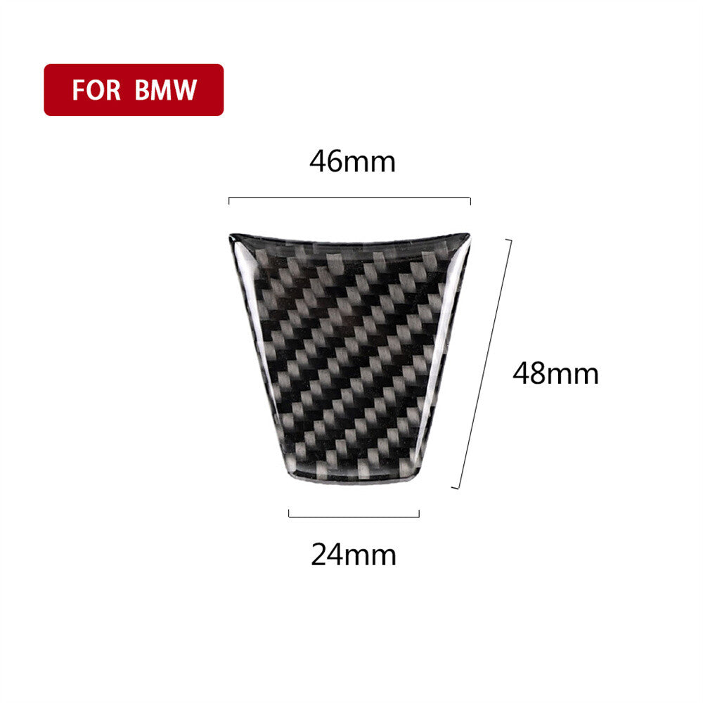 Fit for BMW 3 Series E90 E92 2005-12 Carbon Fiber Interior Steering Wheel Cover