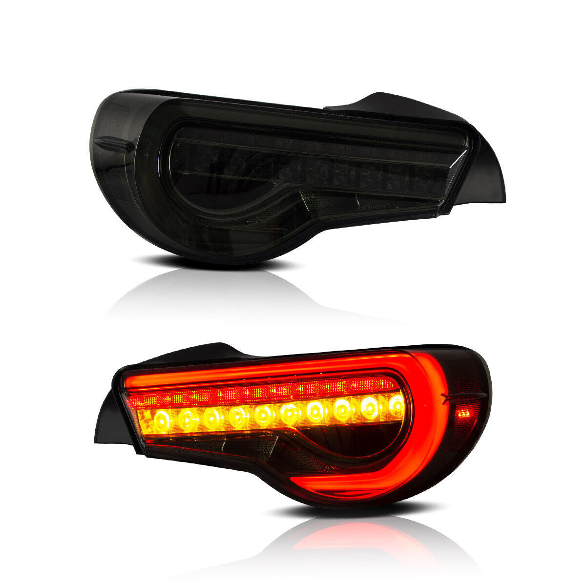 1. Dual LED taillights suitable for 2013-2020 for Toyota 86/ for Subaru BRZ/ for Scion FRS with sequential lighting.