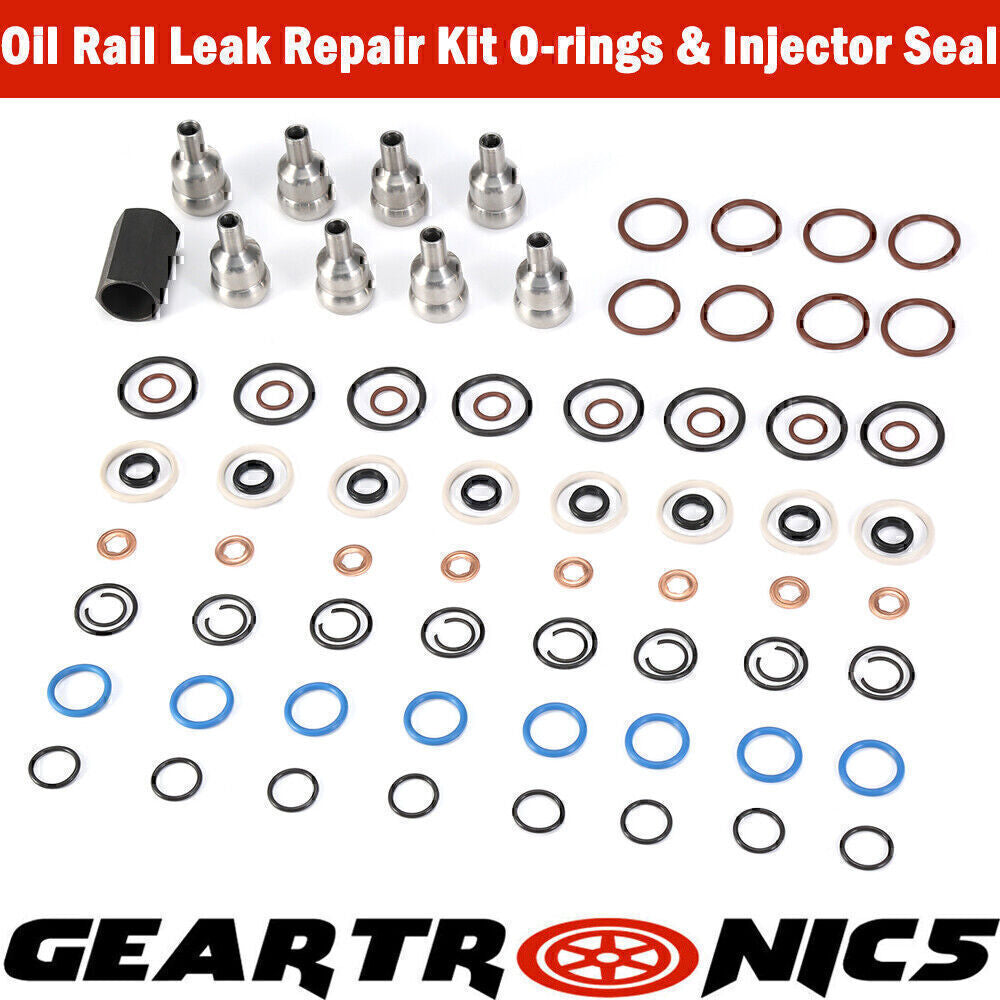 for Ford 6.0L 2003-2010 Oil Rail Leak Repair Kit Tool O-rings Injector Seal U