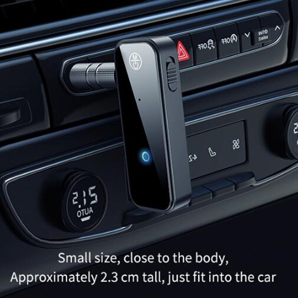 Wireless Car Bluetooth 5.0 Transmitter Receiver Adapter Audio 3.5mm Jack Aux
