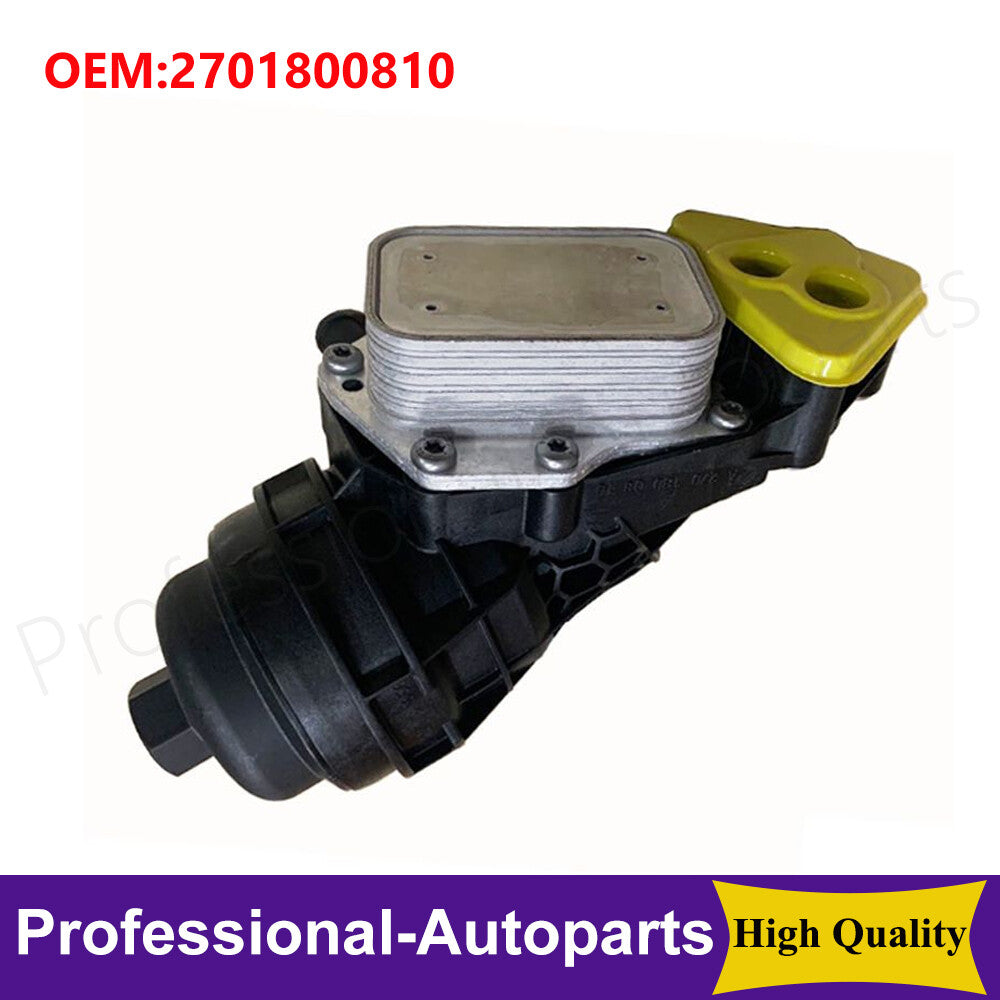 Oil filter housing 2701800810 suitable for Mercedes CLA 160 180 200 220 250 GLA45 AMG.