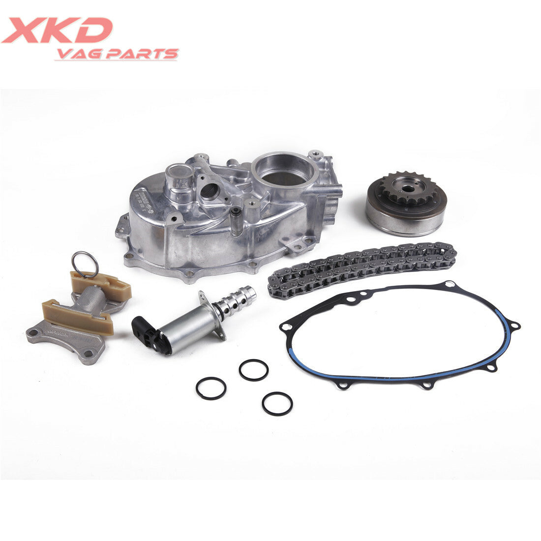 Timed chain tensioner and camshaft adjuster kit for Passat for Audi A4 BPY BPJ