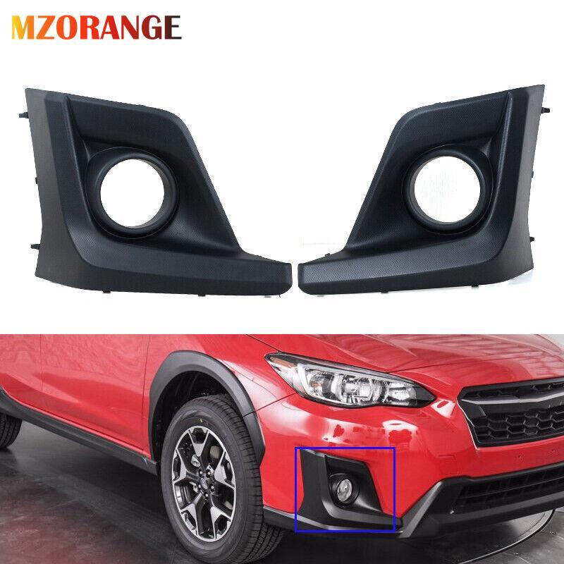 2¡Á F¨¹r for Subaru Crosstrek XV 18-20 Nebelscheinwerfer Abdeckung Blende Rahmen L+R