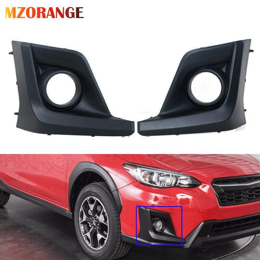 2¡Á F¨¹r for Subaru Crosstrek XV 18-20 Nebelscheinwerfer Abdeckung Blende Rahmen L+R