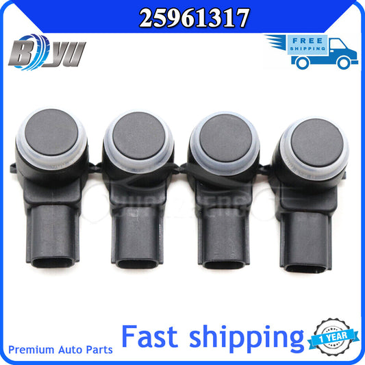 for GMC for Chevy 15239247 Reverse Backup Parking Bumper Park Assist Sensor NEW 4pcs