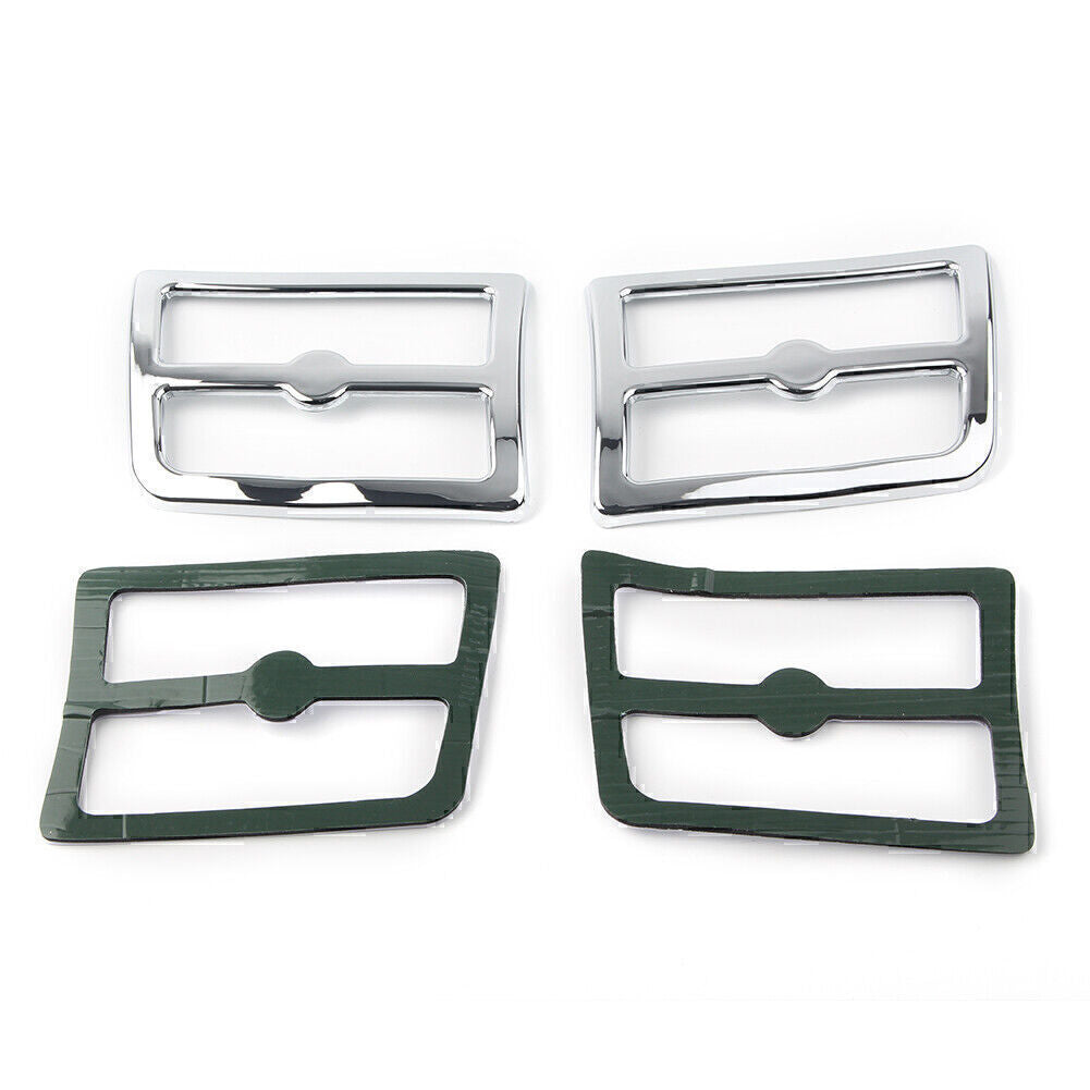 2PCS ABS Chrome Rear Speaker Trim for Honda Goldwing GL1800 2001-05 2002 2003 KK