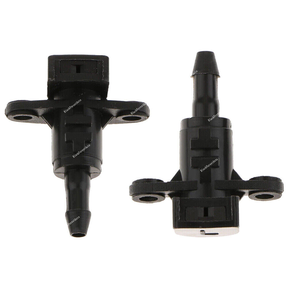 2pcs Windshield Sprayer Washer Nozzle Black LHRH Fits for Hyundai for Elantra Avante