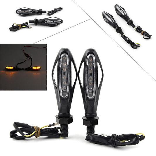 2x Universal 12V LED Turn Signal Light Amber Lamp Indicator Bulbs Motorcycle