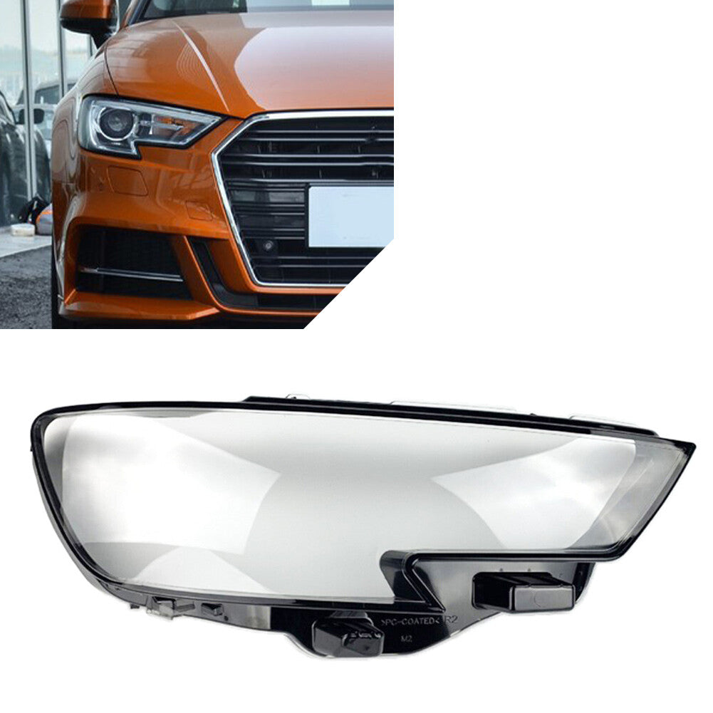 Right Shell Clear Lampshade Headlight Lens Cover for Audi A3 2017-2020 2019 2018