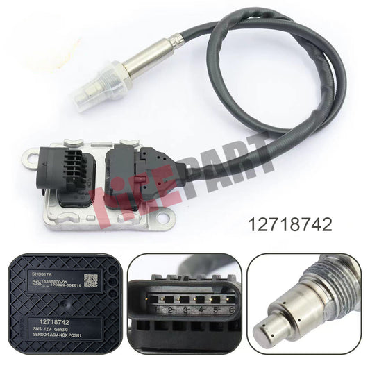 12718742 Nitrogen Oxide Sensor compatible GM 17-19 for Sierra Silverado