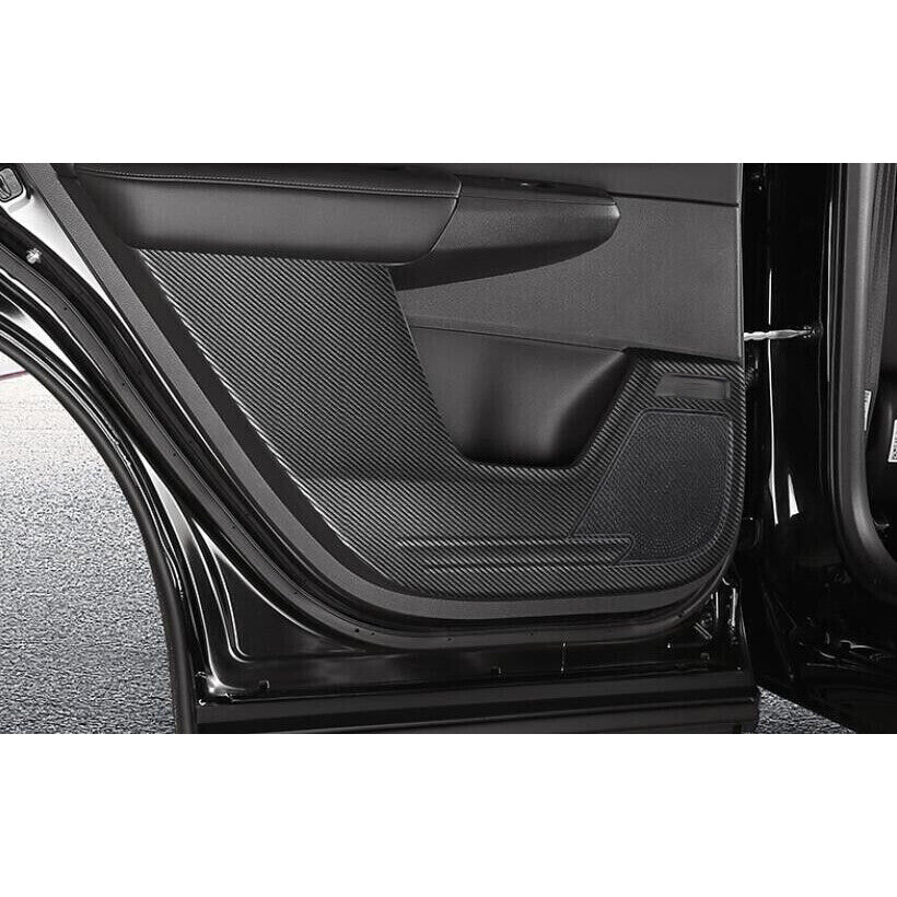 for Honda CR-V 2023-2024 Carbon fiber PU Door Anti-Kick Panel Guard cover trim